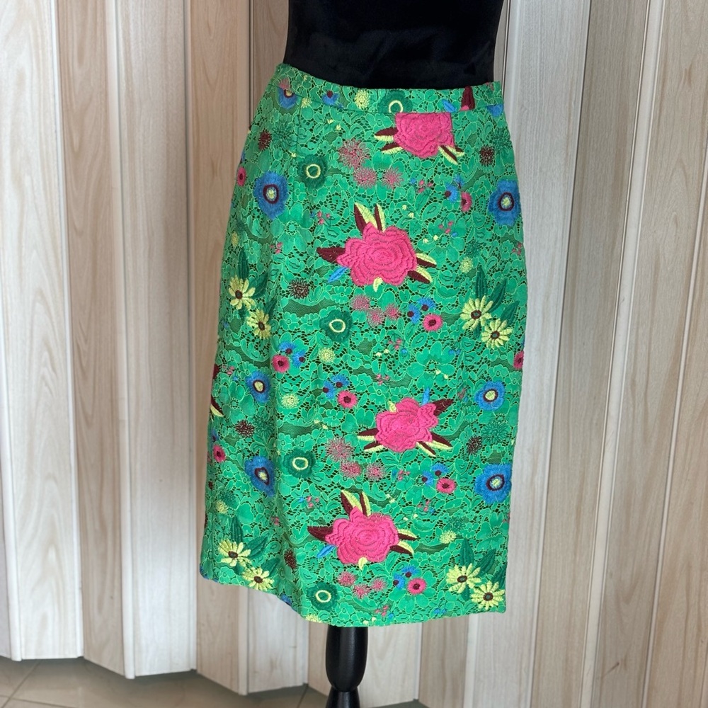 TRACY REESE x ANTHROPOLOGIE SKIRT. BACK ZIPPER.